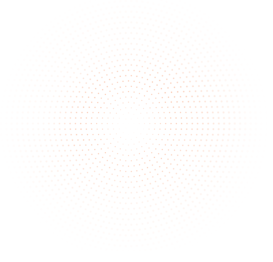 orange dot decoratoin